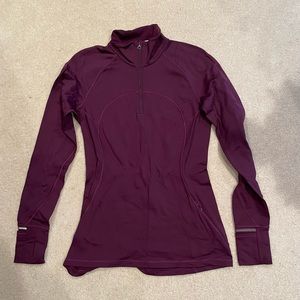 Lulu lemon tight fitted quarter zip